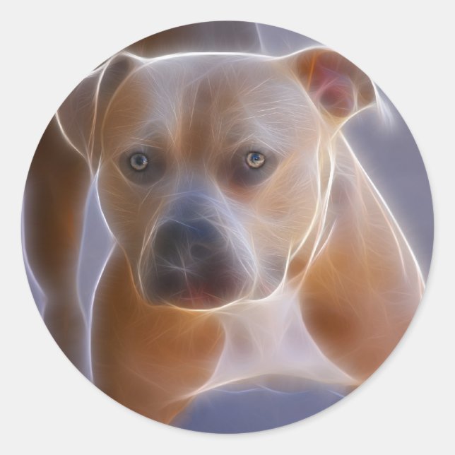 Pegatina Redonda La postura (Anverso)