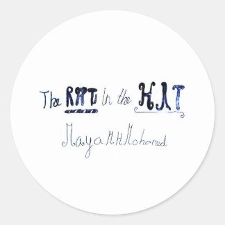 Pegatina Redonda La RAT en el GORRA