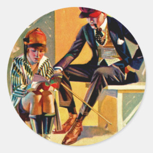 Pegatina Redonda La revista L System