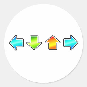 Pegatina Redonda La revolución de la danza