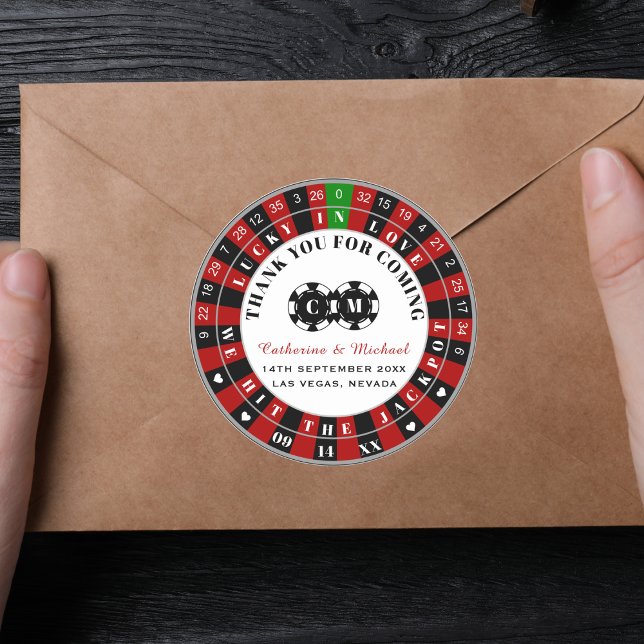 Pegatina Redonda La rueda del Casino de Las Vegas (Subido por el creador)