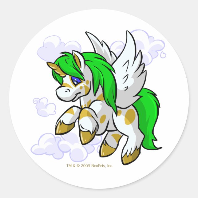 Pegatina Redonda La Universidad de la Isla se mantiene cerca de la  (Anverso)