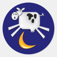 La vaca saltó sobre la luna