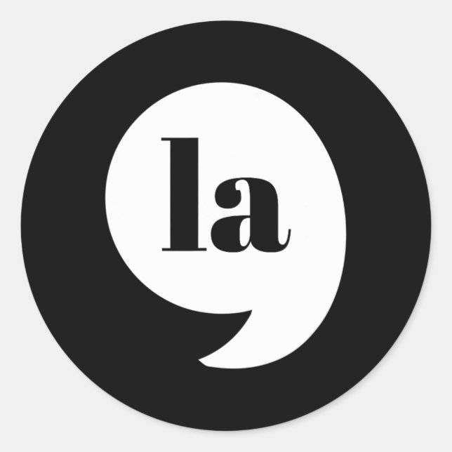 Pegatina Redonda La - Votación Kamala Harris Joe Biden 2020 (Anverso)