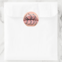 Labios con Línea Negra Gruesa – Arte de Labios Min