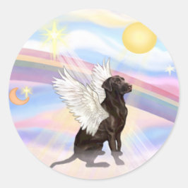 Pegatina Redonda Labrador Retriever
