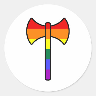 Pegatina Redonda Labrys