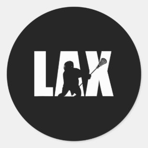Pegatina Redonda Lacrosse Apparel - Lacrosse 10