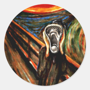 Pegatina Redonda Lacrosse Team