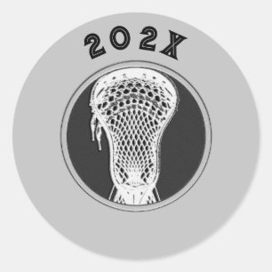 Pegatina Redonda Lacrosse Team 2025