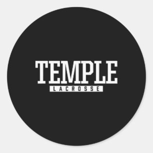 Pegatina Redonda Lacrosse Temple High School