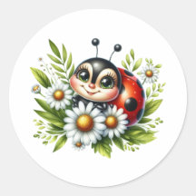Ladybug de acuarela
