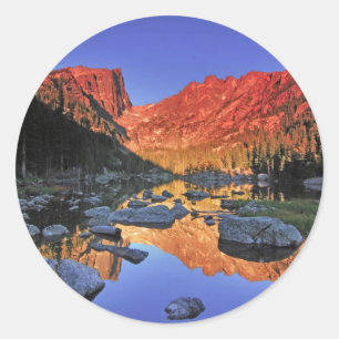 Pegatina Redonda Lago Dream