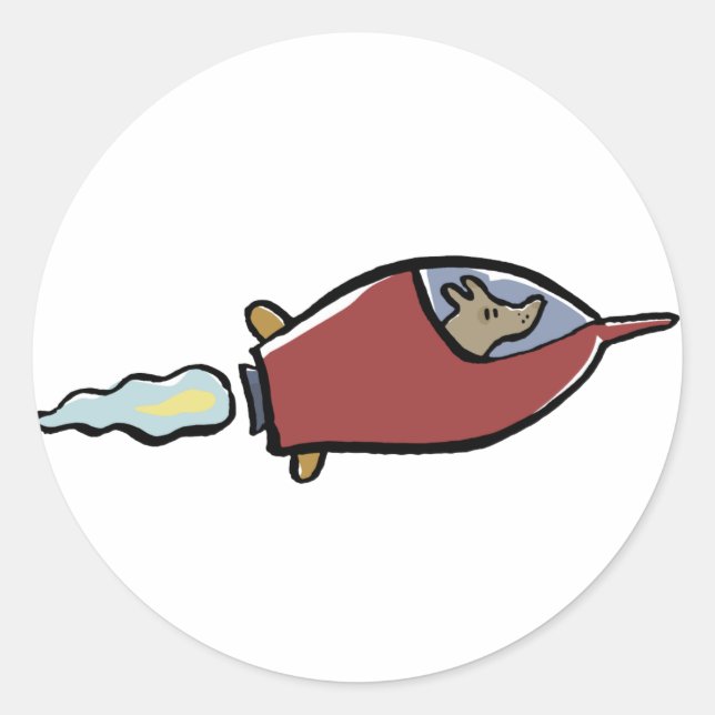 Pegatina Redonda laika (Anverso)