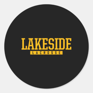 Pegatina Redonda Lakeside High School Lacrosse