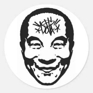 Pegatina Redonda Lama de Dolla