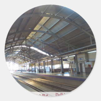 Pegatina Redonda Landmark Landscaps AWESOME METRO Railway