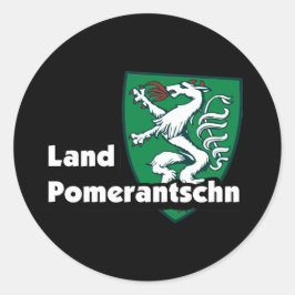 Pegatina Redonda Landpomerantschn Steiermark Österreich Dialekt 