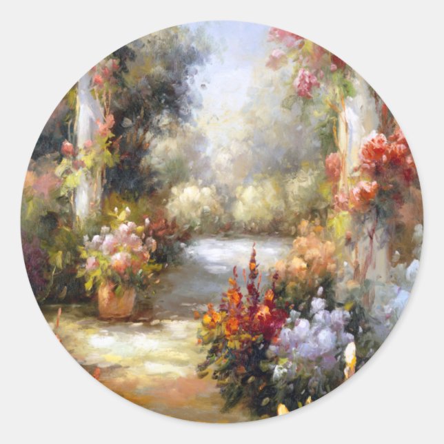 Pegatina Redonda Lane de memoria I (Anverso)