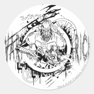 Pegatina Redonda Larfleeze - Agente Naranja 15