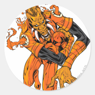 Pegatina Redonda Larfleeze - Agente Naranja 7