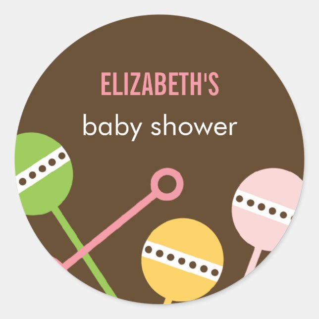 Pegatina Redonda Las batallas modernas favorecen a los Pegatinas (Anverso)