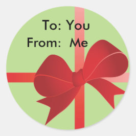 Pegatina Redonda ¡Las Etiquetas De Paquete De Regalo Que Puedes Per