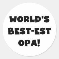 Las mejores camisetas y regalos Opa Black Text del