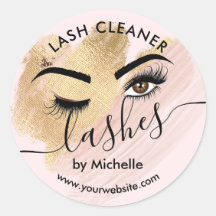 Lash Cleaner Makeup Eyes Salón de belleza Classic 