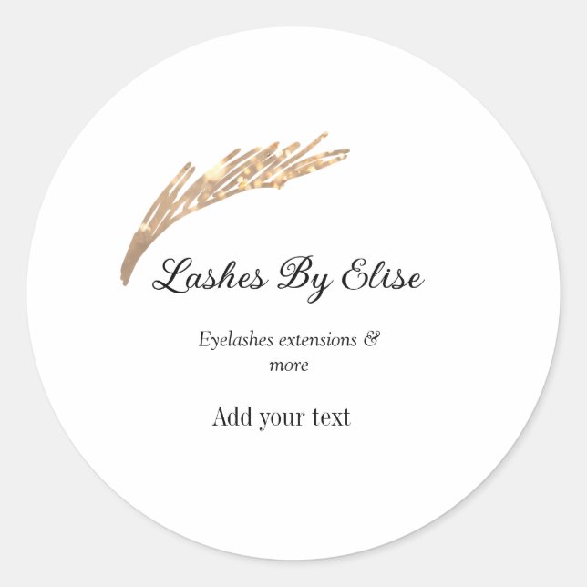 Pegatina Redonda latigazos agregando nombre contacto información de (Anverso)