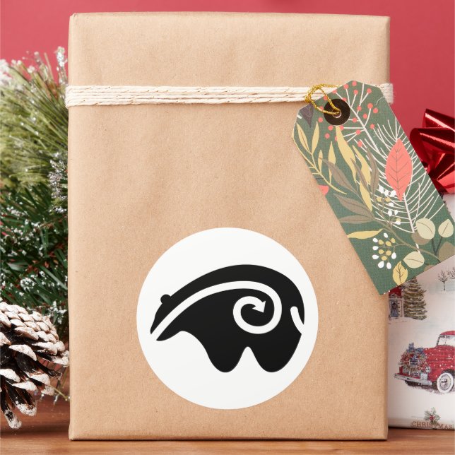 Pegatina Redonda latir (Vacaciones)