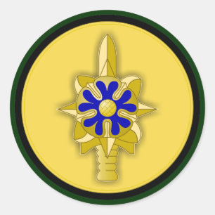 Pegatina Redonda Latón 1 del ASA