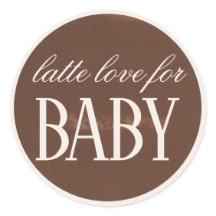 Latte Love Baby Está Preparando Café Baby Shower