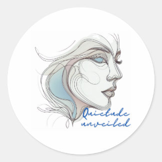 Pegatina Redonda Latte sin velo