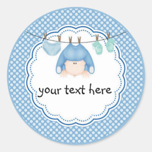 Pegatina Redonda Lavandería personalizada para Pegatinas/niños