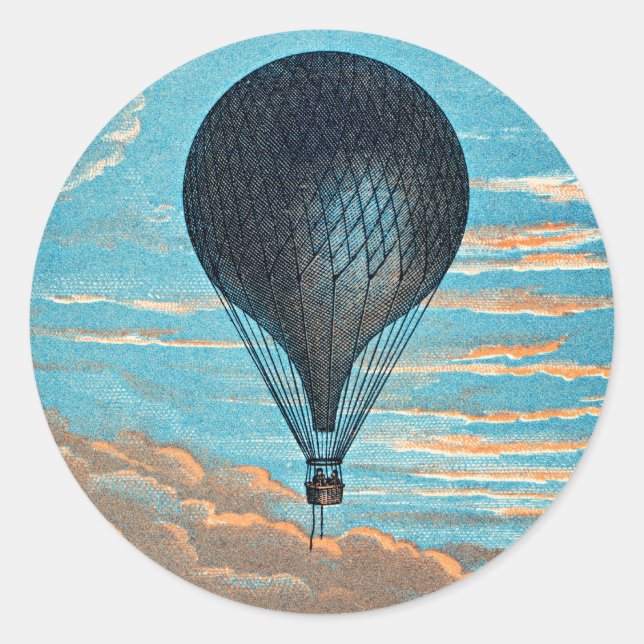 Pegatina Redonda Le Ballon by E. Pichot (Anverso)