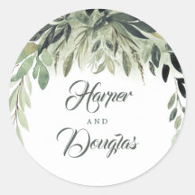 Leafy Greenery Elegant Wedding