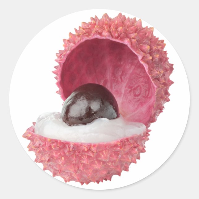 Pegatina Redonda Leche de corte (Anverso)