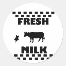 Leche fresca de vaca lechera