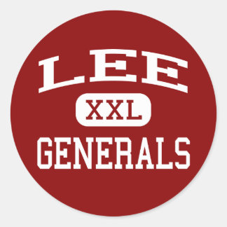 Pegatina Redonda Lee - Generales - Escuela Secundaria - Jonesville 