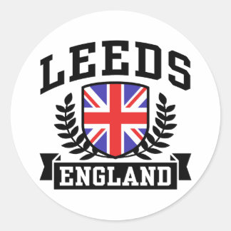 Pegatina Redonda Leeds
