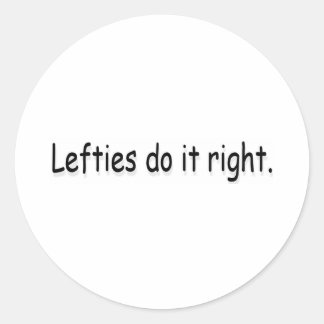 Pegatina Redonda Lefties