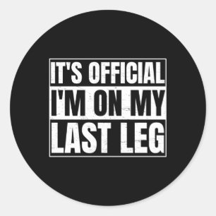 Pegatina Redonda Leg Ampu Para Una Pierna De Ruedas Ampu