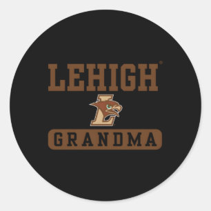 Pegatina Redonda Lehigh Mountain Hawks Grandma