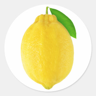 Pegatina Redonda Lemon
