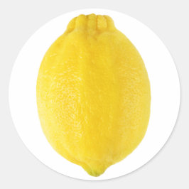Pegatina Redonda Lemon