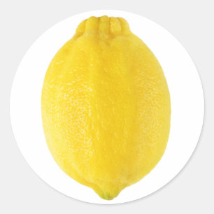 Pegatina Redonda Lemon