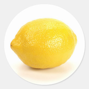 Pegatina Redonda Lemon