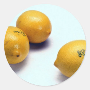 Pegatina Redonda Lemones