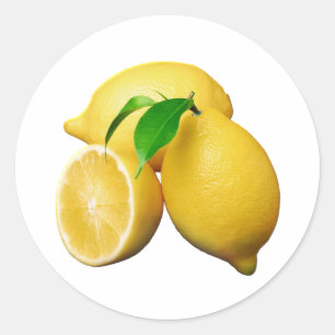 Pegatina Redonda Lemones